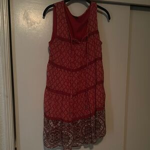 Red Sleeveless Dress